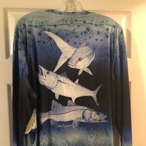 Mens, Medium Reel Legends Fishing Shirt. New!